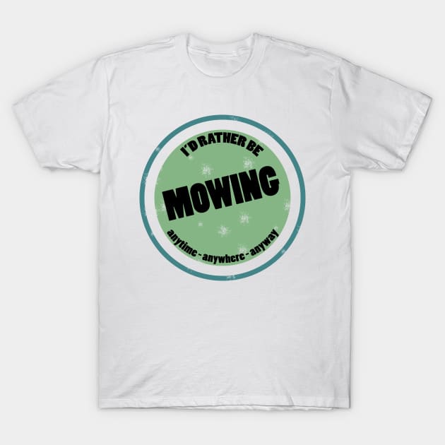 Funny Landscaping Gifts for Landscapers Mowing Lawns T-Shirt by TheOptimizedCreative